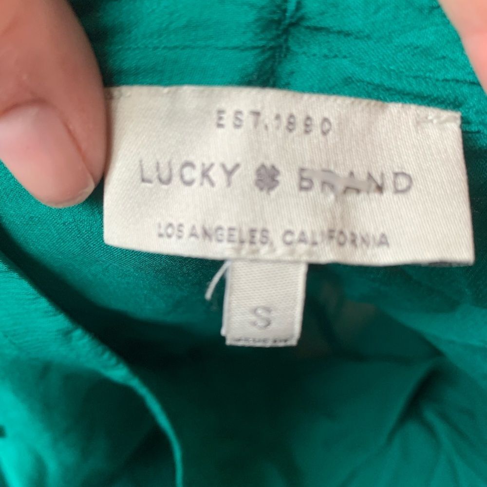 Lucky brand | turquoise top - Picture 2 of 5